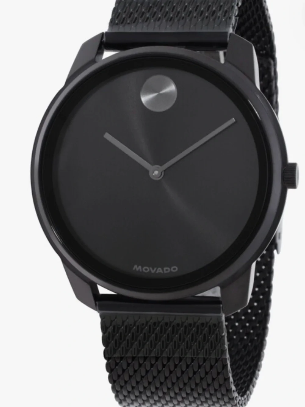 Movado Bold quartz Black Mesh Men's Watch